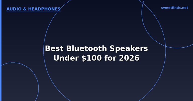 Best Bluetooth Speakers Under $100 for 2026