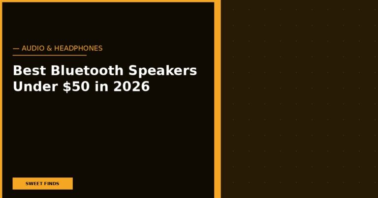Best Bluetooth Speakers Under $50 in 2026